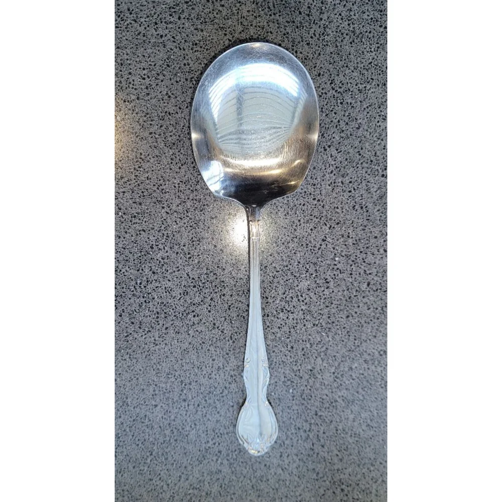 Vintage Norma N.S. Co Stainless Steel Serving Spoon Made in Korea